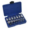 Hlavice TORX 1/2", nástrčné, zástrčné a bity, 23 dílů - ASTA