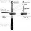 Nářadí na montáž a demontáž TPMS senzorů a ventilků, sada 15 ks - Kunzer