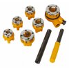 Ráčnové závitníky na trubky 1/4" - 1-1/4", sada 6 ks - HOTECHE