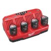 Nabíječka baterií Li-Ion 12V, 4 porty - Milwaukee M12 C4