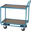 Manipulační vozík - pojízdný stolek, 2 patra, nosnost 150 kg - T22