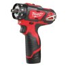 Aku vrtačka - šroubovák 32 Nm 12V 2,0 Ah Li-Ion - Milwaukee M12 BDDXKIT-202C