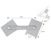 Úhlový magnet s nastavitelným úhlem 0°- 180°, nosnost 22 kg - SPARTUS SP145-03-050