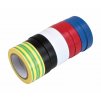 Izolační pásky elektrikářské 12 mm × 10 m, různé barvy, 10 ks - ASTA