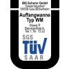 Záchytná vana typ WM pro mycí stoly IBS, 200 l , ocelová - IBS Scherer