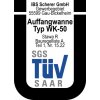 Záchytná vana typ WK 50 pro mycí stoly IBS, 50 l, ocelová - IBS Scherer