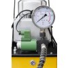 Nožní elektrická hydraulická pumpa s tlakoměrem, dvourychlostní, 20 bar - Genborx HHB-630E