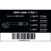 Sada otevřených samonastavovacích klíčů 6004 Joker 4 Set 1, 7-19 mm, 1/4-3/4", 4ks - Wera