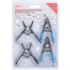 Kleště na pojistné kroužky, vnější/vnitřní, 80 mm, sada 4 ks - BGS 0444 - obal