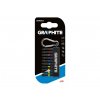 Sada rázových, úderových bitů 1/4", PH, PZ, TX, 10 ks, s karabinou - GRAPHITE 56H562