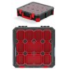 Organizér 390 x 390 x 110 mm, 10 přihrádek, průhledné víko - Kistenberg
