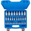 Zástrčné hlavice Imbus 1/4", 3/8" a 1/2", metrické a palcové, sada 32 ks - BGS 74258