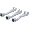 Otevřené očkové klíče na vstřikovací potrubí, 1/2", 14, 17, 19 mm, na liště - BGS 8450