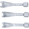 Otevřené očkové klíče na vstřikovací potrubí, 1/2", 14, 17, 19 mm, na liště - BGS 8450