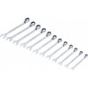 Očkoploché ráčnové klíče, přepínací, 8-19 mm Kraftmann - BGS 30008