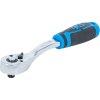 Ráčna vyhnutá 1/4" s přepínací páčkou, 90 zubů - BGS 630