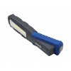 Dílenská montážní lampa, COB LED, 800 lm, nabíjecí, s magnety a háčky - ASTA