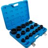 Nástrčné hlavice, úderové 3/4", 19-55 mm, sada 17 dílů - BGS 5242 a