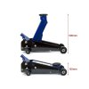Hydraulický zvedák 3,5 t, pojízdný, rozsah zdvihu 135-500 mm d