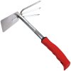 Zahradní motyčka s kypřičem, délka 290 mm, ergonomická rukojeť - SIXTOL