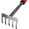 Ruční hrabičky, délka 290 mm, ergonomická rukojeť - SIXTOL