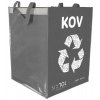 Taška na tříděný odpad (kov), 30 x 30 x 40 cm, 36 l - SIXTOL