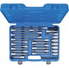 Zástrčné hlavice Imbus, TORX, XZN a RIBE, 4hran 1-2, sada 38 dílů - BGS 5184 4