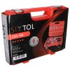 Gola sada 1/2", 1/4", Cr-V ocel, hlavice, bity, 108 ks v kufru - SIXTOL e