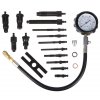 Kompresiometr - tester komprese pro naftové motory, 0-70 bar, 19 ks - SIXTOL