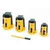 Hydraulický patkový zvedák, pro vysokozdvižné vozíky aj., nosnost 10/5t - Genborx HHQD-10