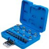 Nástrčné hlavice 1/4" a 3/8" a bity TORX a E-TORX, sada 17 dílů - BGS 5023 3