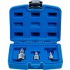 Prodloužení - nástavce 1/4", 3/8" a 1/2", s magnetem, sada 3 díly - BGS 198