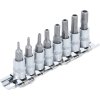 Zástrčné hlavice Imbus s otvorem 1/4", H2-H7, sada 8 dílů na liště - BGS 5156 2