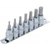 Zástrčné hlavice Imbus 3/8“, H3-H10, sada 7 dílů na liště - BGS 5107