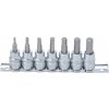 Zástrčné hlavice Imbus 3/8“, H3-H10, sada 7 dílů na liště - BGS 5107