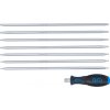 Šroubováky TORX a TORX Plus T10-T40, prodloužené, výměnné dříky, sada 8 dílů - BGS 2325