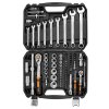 Gola sada 1/2", 1/4", ráčna 90 zubů, Cr-V ocel 82 ks - NEO tools 08-6722