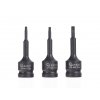 Hlavice 1/2” zástrčné úderové TORX, velikosti T20-T70, sada 9 ks
