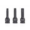 Hlavice 1/2” zástrčné úderové TORX, velikosti T20-T70, sada 9 ks
