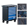 BGS Technic BGS 4207 Dílenský vozík, pojízdný, 7 zásuvek. Vybavený 263 ks nářadí