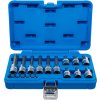 Zástrčné hlavice TORX s otvorem 1/4" a 1/2", TT10-TT60, sada 18 dílů - BGS 5174
