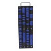 Posuvná kolejnice - držák na hlavice 1/4", 3/8", 1/2", pro 80 hlavic - SATRA