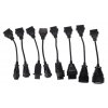 Kompletní sada OBD-II redukcí pro nákladní auta MECHANIC CABLE SET 2, 8 ks - SIXTOL
