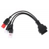 Redukce 3-pin/4-pin/6-pin OBD2 pro moto Yamaha a Honda MECHANIC CABLE 23 - SIXTOL