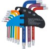 Zástrčné klíče Torx T10-T50, vícebarevné, krátké, 9 ks - BGS 74457 b