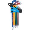 Zástrčné klíče Torx T10-T50, vícebarevné, 9 ks - BGS 74457 a