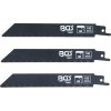 Pilové listy na kov, do pily ocasky, 150 mm, 3 ks - BGS 74531 a