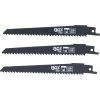 Pilové listy na dřevo, do pily ocasky, 150 mm, 3 ks - BGS 74530 a