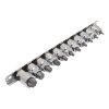 Zástrčné hlavice Torx 3/8", nízkoprofilové, na liště, T10-T60, 11 ks - ASTA c