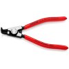 Kleště na vnější pojistné kroužky (segerovky), zahnuté, hrot 1,3 mm - Knipex 46 21 A11
